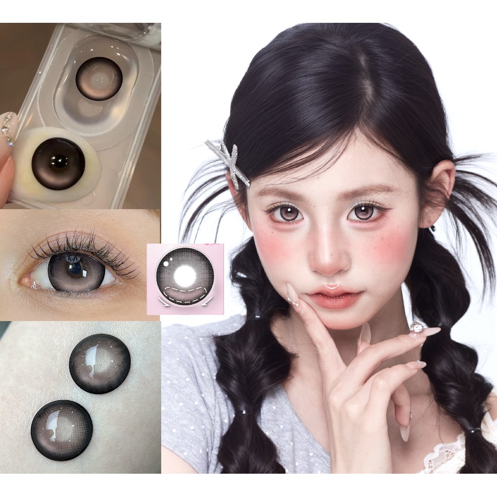 1 คู่ CDMSNSHEN รูปแบบ OBALEN ยี่ห้อน้ําหนักเลนส์ไม่หมุนขนาดใหญ่ 14.50 มม.Gdia 14.50 มม.BC 8.5 เกรด 0-8.00 สีชมพูคอนแทคเลนส์ 6 เดือนใช้