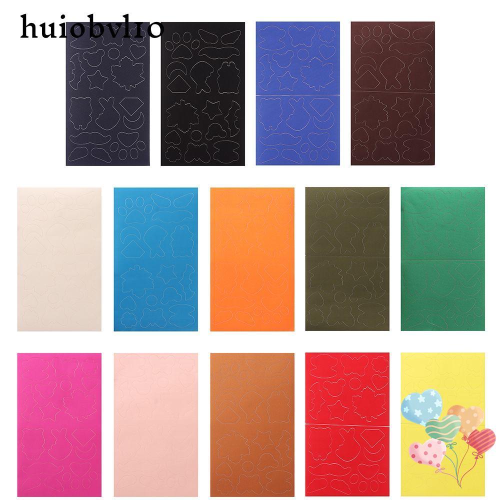 ฮูโอบีวีแอลธ 1ชิ้นกาวผ้าสติกเกอร์ที่มีสีสันกันน้ําแพทช์ซ่อมลงแจ็คเก็ตหลุมซ่อม