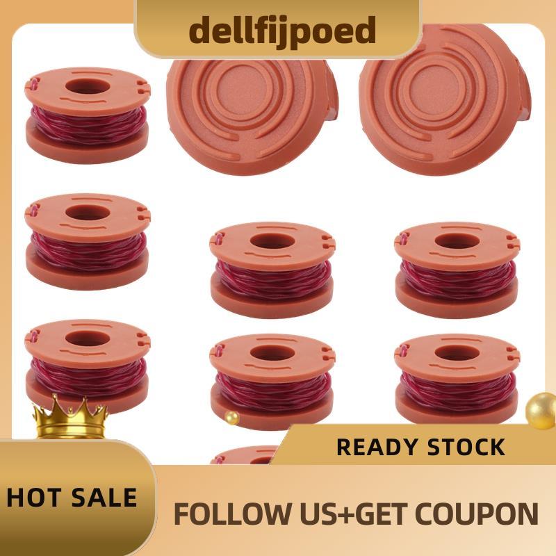 dellfijpoedTrimmer Spool Line สําหรับ ,12 แพ็ค WA0010 Edger Spools Replacement สําหรับ Trimmer Line 
