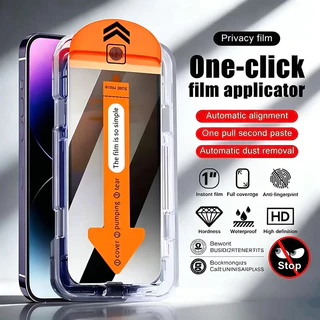 สําหรับ OPPO Reno 15F 14F 13F 12F 11F 15 Pro Max Reno 15 14 13 8 7 Pro 2 2Z 2F 3 4 5 5Z 6Z 7Z 8Z 8T 15 Pro Mini Anti-Spy ความเป็นส่วนตัวฝุ่นฟรีติดตั้งง่ายเพียงคลิกเดียวติดตั้งกระจกนิรภัยป้องกันหน้าจอ
