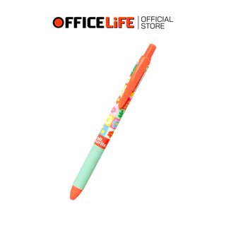Allwrite (ออไรท์) Gel Pen ปากกาออไรท์ หมึกเจล ลายดอกไม้สุดคิวท์ รุ่น AW439 ( 1 ด้าม / คละสี )