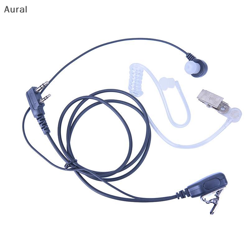 Aural วิทยุหูฟังหูฟังชุดหูฟังไมโครโฟนสําหรับ Kenwood BF-888s วิทยุสองทาง al