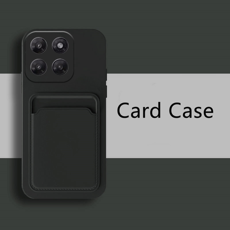 เคสโทรศัพท์ Moto G87 Soft Card Holder Slot กระเป๋าสตางค์ซิลิโคนฝาหลัง Moto G87 case