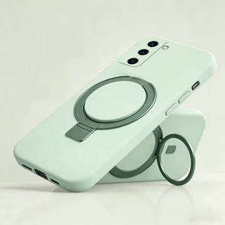 PBZZ สําหรับ SAMSUNG s21 fe s21 ultra s21 plus 5G เคสโทรศัพท์ความวิตกกังวล Softcase ซิลิโคนกันกระแทกใหม่ออกแบบความงามพร้อมผู้ถือสีชมพูสําหรับสาว YTFXZJ1