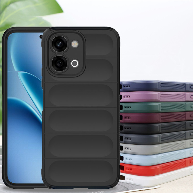 สําหรับ VIVO iQOO Z11X 5G ถุงลมนิรภัยในตัวกันกระแทกเคสโทรศัพท์สําหรับ VIVO iQOO Z11X 5G ป้องกันกันกระแทก Soft TPU ฝาครอบป้องกันกันชน