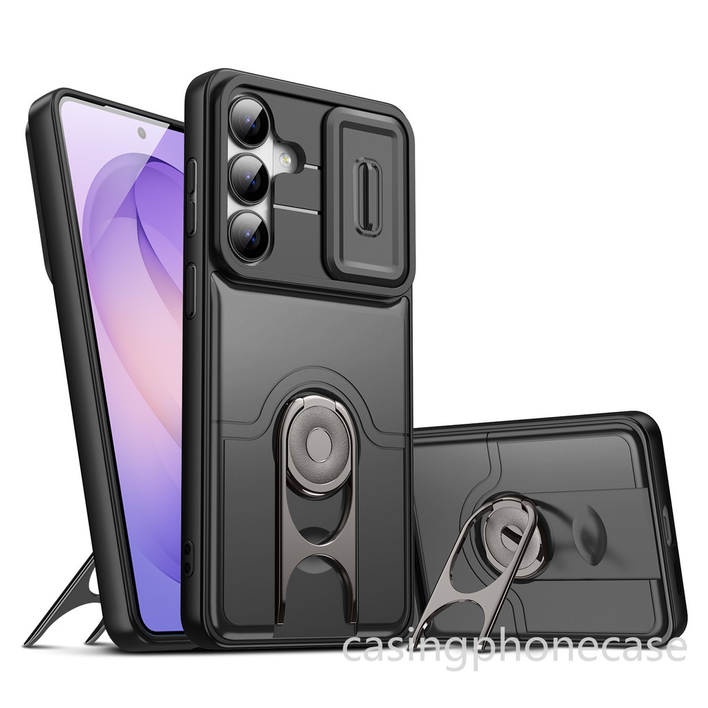 SAMSUNG เคสโทรศัพท์สําหรับSamsung A57 A56 A55 A53 A37 A36 A35 A25 A17 A16 A07 A05 A05S 4G 5G 2026 กันกระแทกDual Layerทนทานฝาครอบป้องกันเลนส์Guard Anti-Scratchเคสโทรศัพท์