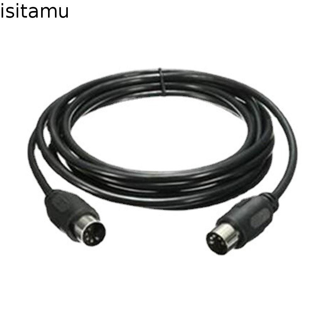ISITAFT MIDI DIN สายไฟ MIDI DIN 5PIN เพลงสาย DIN ปลั๊ก 5 พิน Double Headed M/M อะแดปเตอร์สายเคเบิลสายต่อเสียง