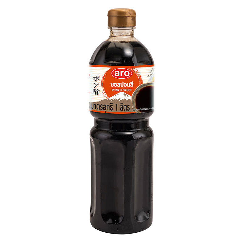 เอโร่ ซอสพอนสึ 1 ล. (ARO Ponzu Sauce 1 l) โปโลแมน POLOMAN