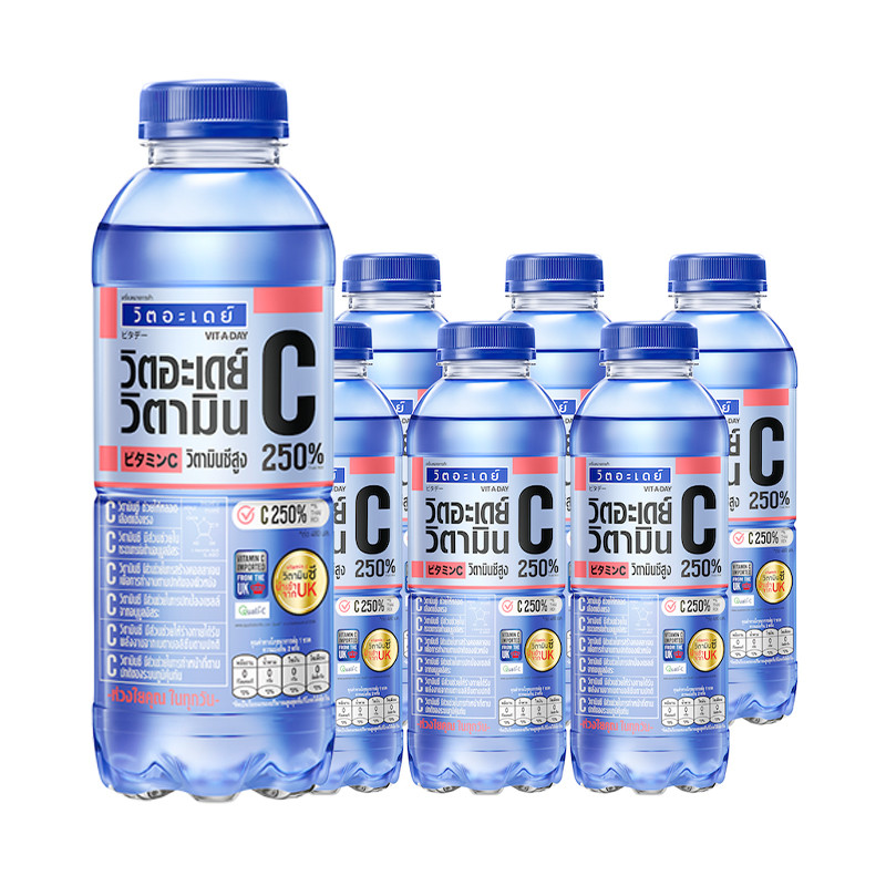 วิตอะเดย์ ซี พีช 470 มล. x 6  (VITADAY C Peach 470 ml x 6)