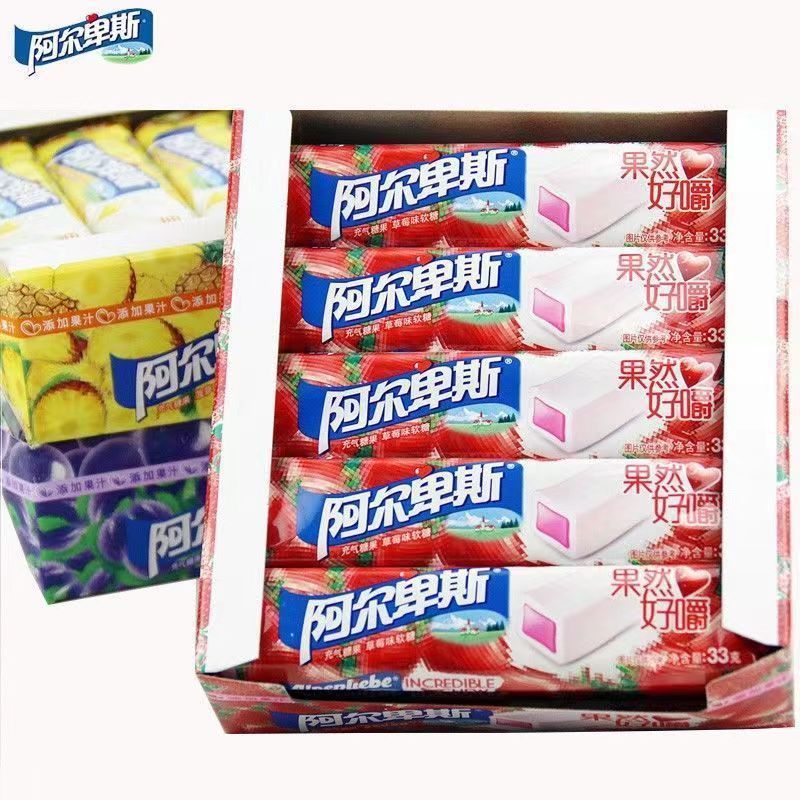 Alpine Really Chewy Gummy Gummy Gummy Candy 15 Pack Candy Children Candy Leisure ขายปลีกจัดส่งฟรี