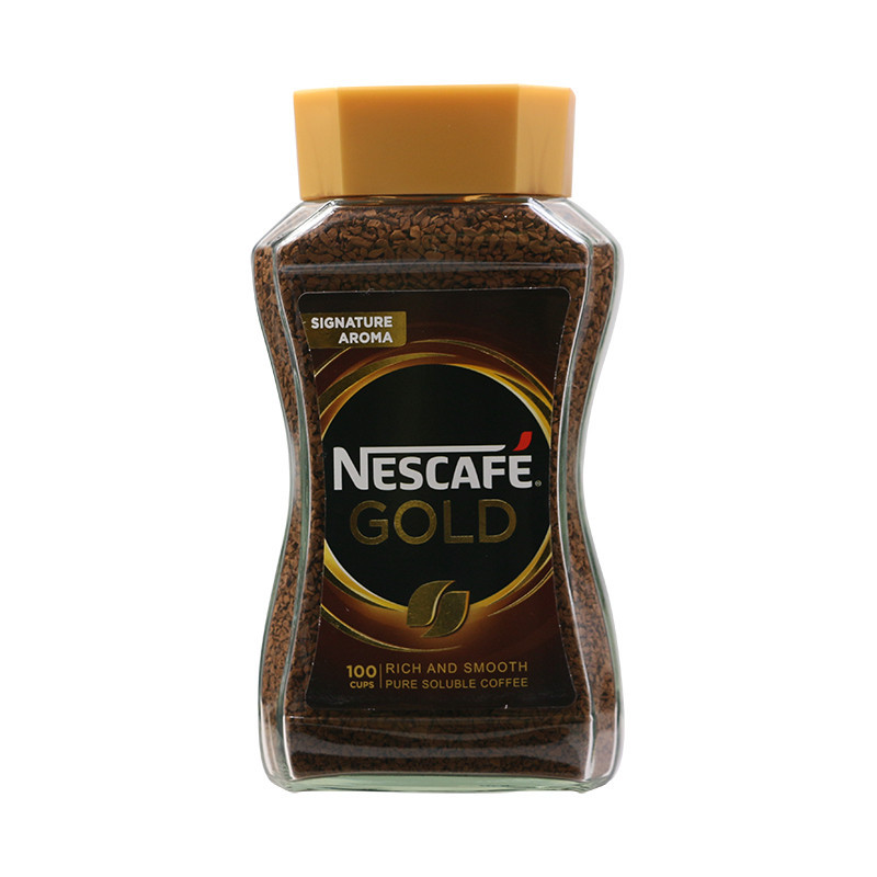 เนสกาแฟโกลด์ริชแอนด์สมูธ 200กรัม Nescafe Gold Rich and Smooth Coffee 200g. [หมายเลขบาร์โค้ด 8801055706426 ]