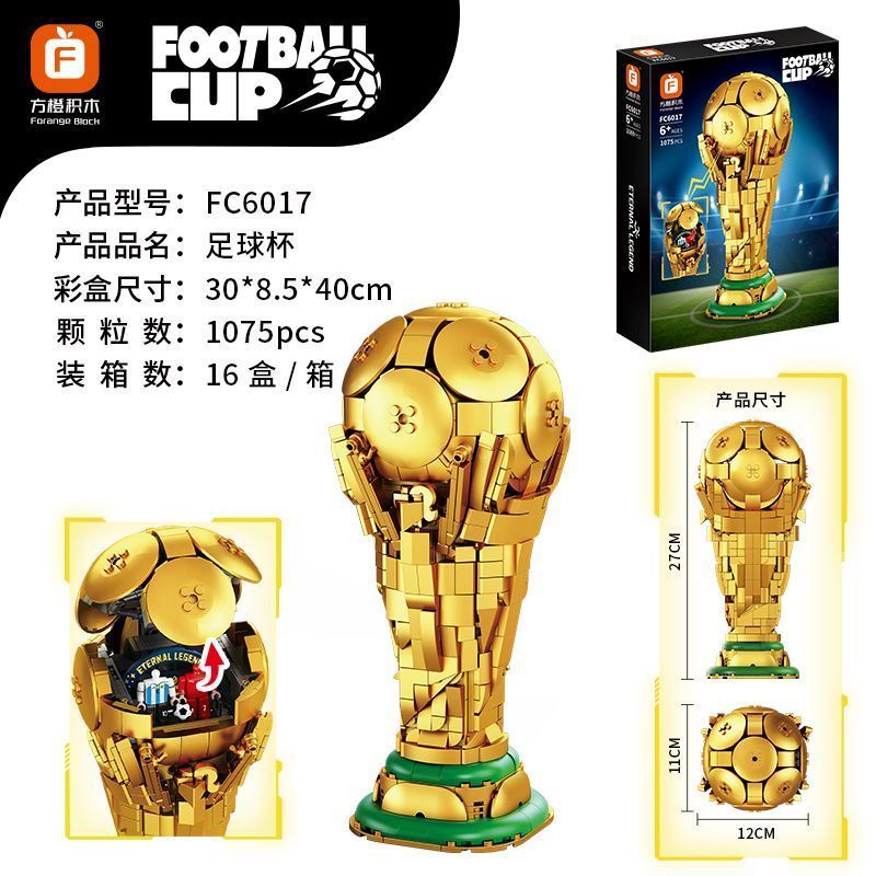 ฟุตบอล World Cup Star Messi C Ronet Malmbap ใช้งานร่วมกับ Lego ประกอบอาคารบล็อกของเล่นเด็ก 5.30 ZM