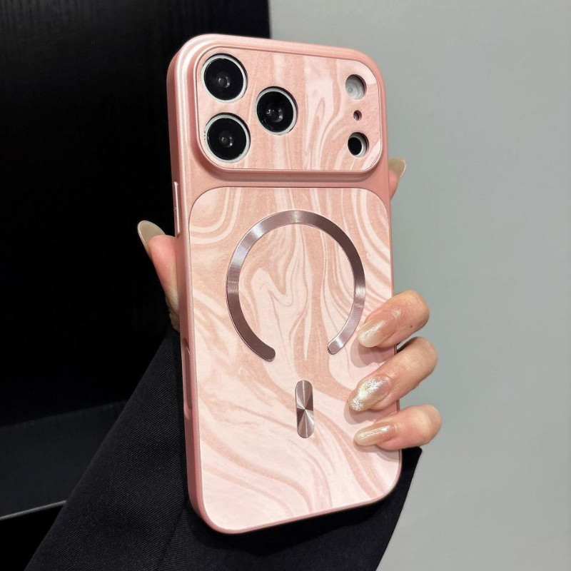 เข้ากันได้กับเคสโทรศัพท์ระลอกคลื่น,เหมาะสําหรับ ไอโฟน 11 13 15 16 17 บวกกับพื้นผิวฝ้าหรูหราระลอกคลื่น ตบเบา ๆ เคสโทรศัพท์เลนส์เต็มปลอกสีระ