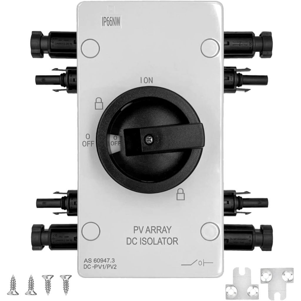 IP66 Solar PV DC Quick Disconnect Switch 64 Amp, 1000V Solar Combiner Box, PV Solar Panel Disconnect