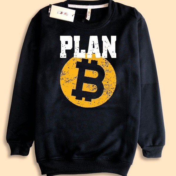 เสื้อกันหนาว เสื้อสเวตเตอร์ Bitcoin Plan B