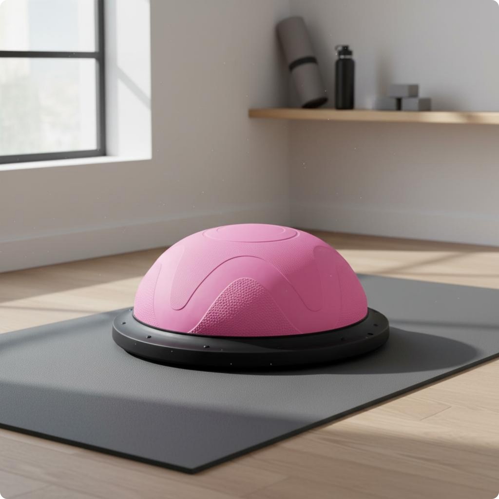 AntiPuncture-Resistant Half Balance Ball หนา Half Ball Balance Inflatable สําหรับผู้เริ่มต้น, เด็ก, 