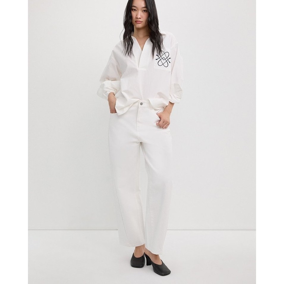 [Pomelo] กางเกงยีนส์ขาบาน / Wide Leg Jeans