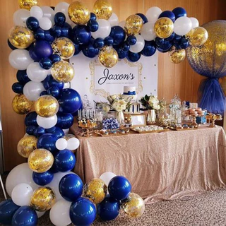 GeeParty ชุดลูกโป่งสีฟ้า 122 ชิ้น ซุ้มลูกโป่ง Garland DIY ตกแต่งวันเกิด งานเลี้ยงเด็ก ปาร์ตี้
