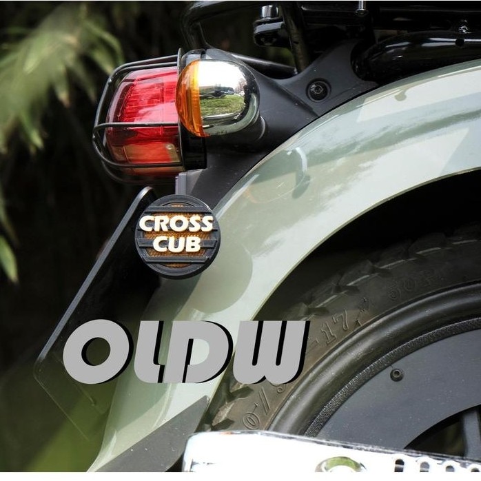 OLDW Original Exclusive เหมาะสําหรับ Honda Youth cc110, CU625 ฝาครอบพวงมาลัยดัดแปลง Reflector ฝาครอบ