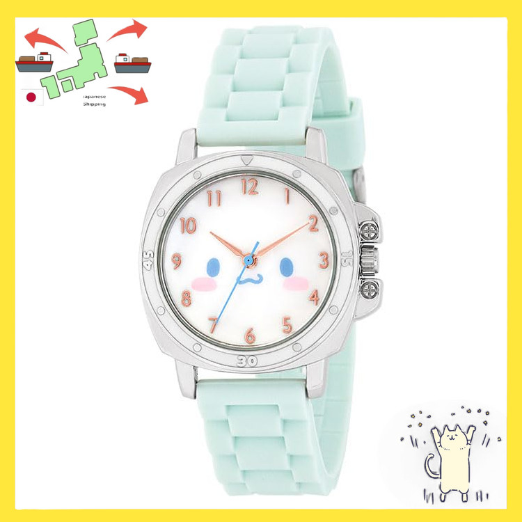 [Japanese Version] [J-Axis Sanrio Rubber Big Face Watch Cinnamo Blue CR3C0008-CN Ladies Blue