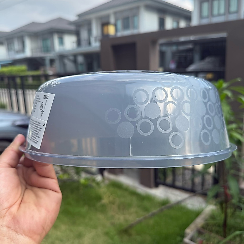 [ส่งทันที🚀] ฝาครอบไมโครเวฟ (อิเกีย ของแท้💯] IKEA รุ่น PRICKIG (พริคกิก) ขนาด 26 ซม. ฝาครอบอาหารเข้าไมโครเวฟ กันกระเด็น