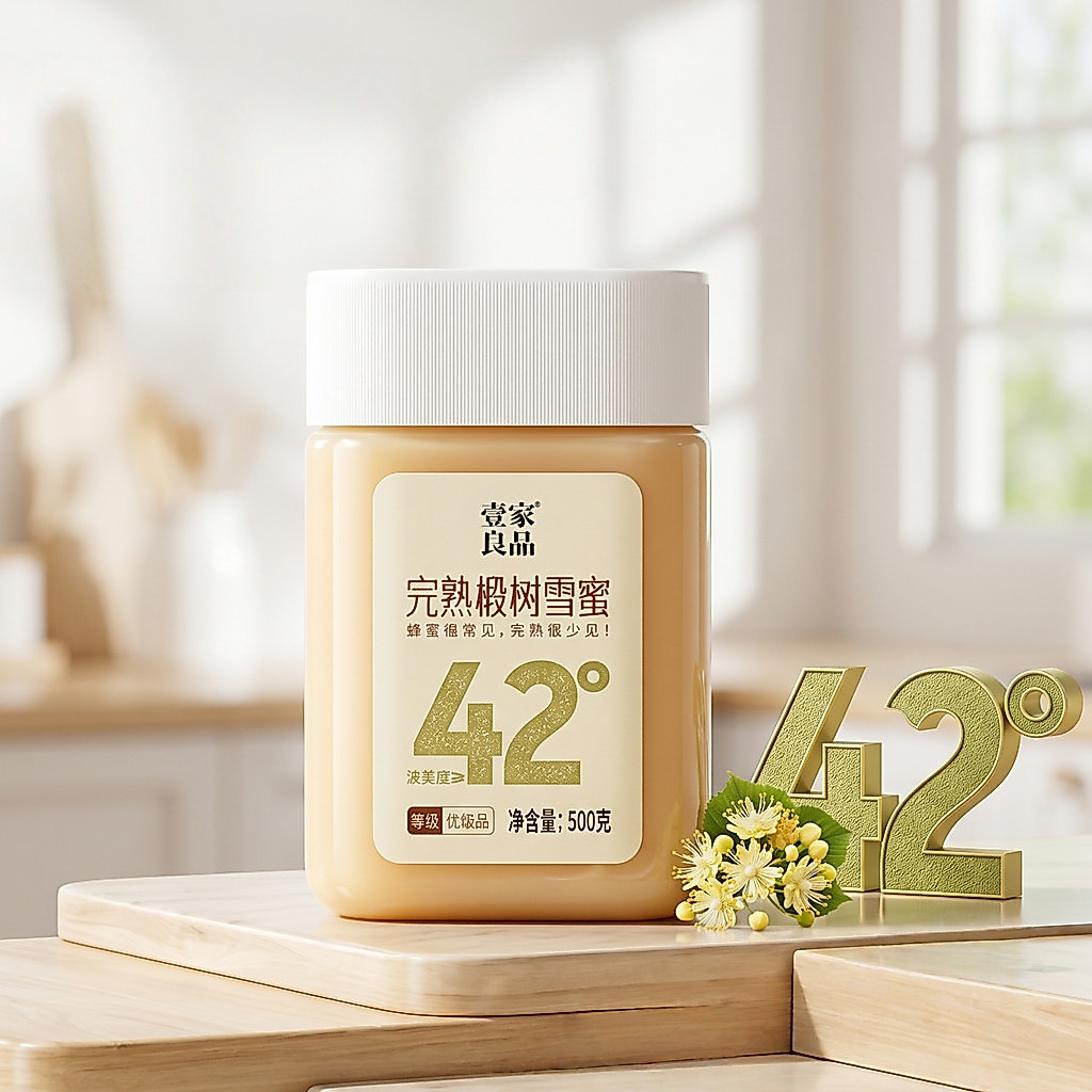 Yijia Liangpin สุก Basswood น้ําผึ้งหิมะ 500g * สามารถ Yichun Basswood น้ําผึ้งธรรมชาติบริสุทธิ์เครื
