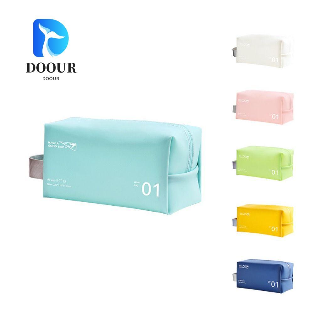 DOOUR กระเป๋าแต่งหน้า กระเป๋า PVC กันน้ํา Simple Travel Organizer กระเป๋า PVC