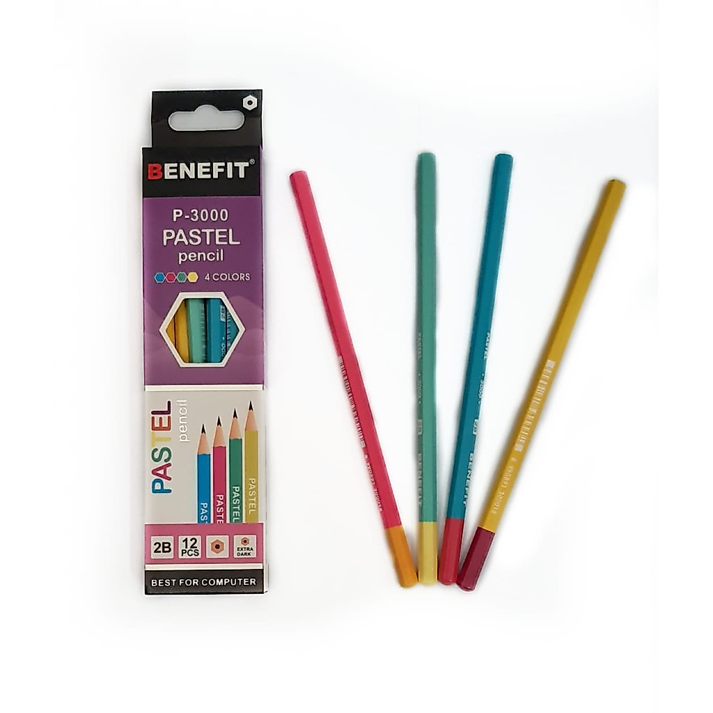 2B COLORFUL PENCIL PASTEL WOODEN PENCIL CUTE 2B PENCIL P-3000 GOOD