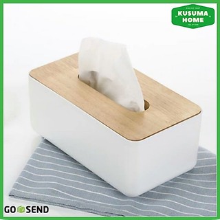 Tempat Tisu Minimalis RSCHEF Box Kotak Tissue Kayu Model 1 Slot Tissu Tisyu