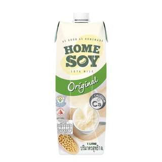 โฮมซอย นมถั่วเหลืองรสดั้งเดิม Homesoy Soy Milk Original 1ltr.