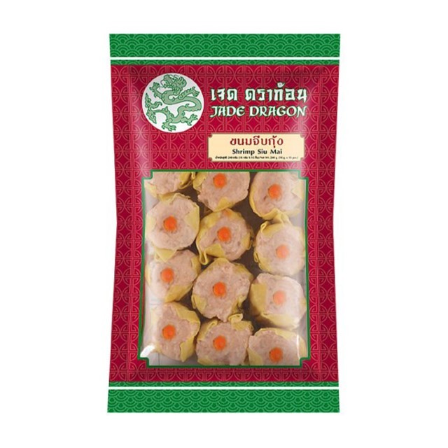 เจดดราก้อน ขนมจีบไส้กุ้ง Jade Dragon Steamed Shrimp Dumpling 240g.