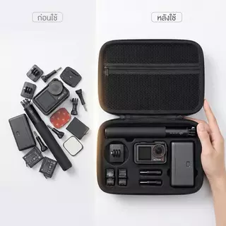 【COD】Dji Osmo Action 5 Pro Bag / DJI Osmo Action 4 Shoulder Bag กระเป๋า Hard Shell Case เคสกันกระแทกแบบพกพา Accessories