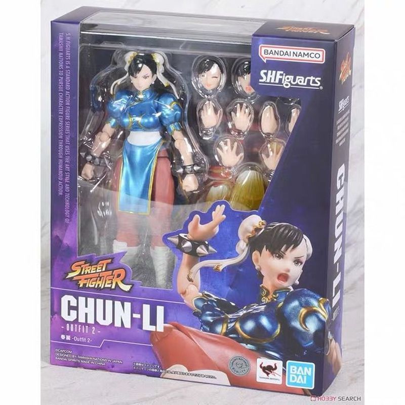 เวอร์ชั่นญี่ปุ่น Bandai SHF Street Fighter Chunli Street Fighter Outfit2 Hands-on Ready Stock
