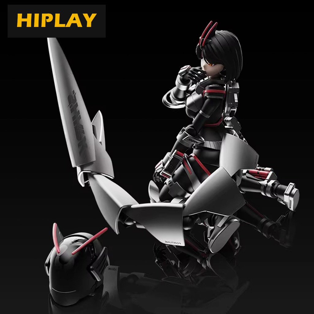 In StockHIPLAY YUBO 1/12 Scale Warrior Goddess Shark Model Kit