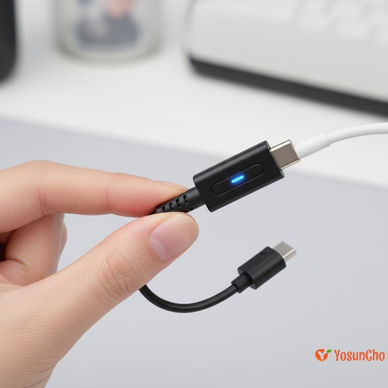 YosunChoker] VITA1000 คอนโซลอุปกรณ์เสริม 1 3 ชิ้น PD USB C อะแดปเตอร์สายเคเบิล TypeC แปลงสายไฟที่ทนทานสําหรับการเล่นเกมเซสชันใหม่