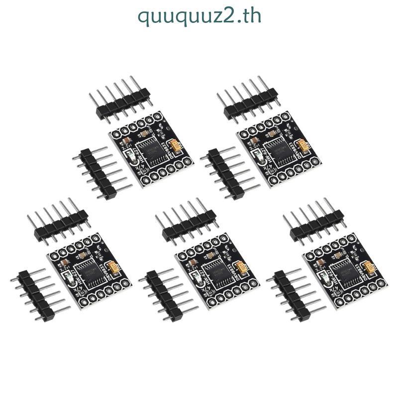 Quu DRV8833 Precisions บอร์ดขับมอเตอร์สองตัวสําหรับการประยุกต์ใช้หุ่นยนต์ซิงโครไนซ์และชุดเพื่อการศึก