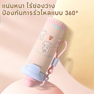 CUP.LAB⚡️พร้อมส่ง⚡️แก้วเก็บความเย็น 600ML สแตนเลส 316 รูปแบบการ์ตูน สายคล้องมือ สองวิธีดื่ม เก็บความอบอุ่นและความเย็น037