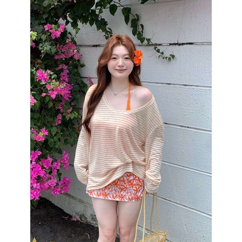 Glassy Skyพร้อมส่ชุดเซ็ทเกาหลีเกิร์ลลี่ รูปที่ 5