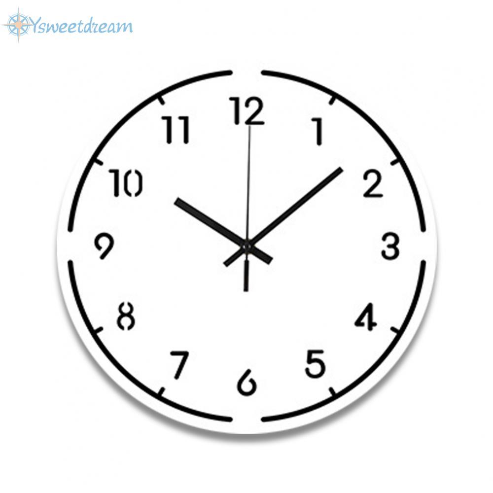 【SWTDRM】30cm Acrylic Digital Wall Clock Creative Clock Home Decoration Silent Wall Clock