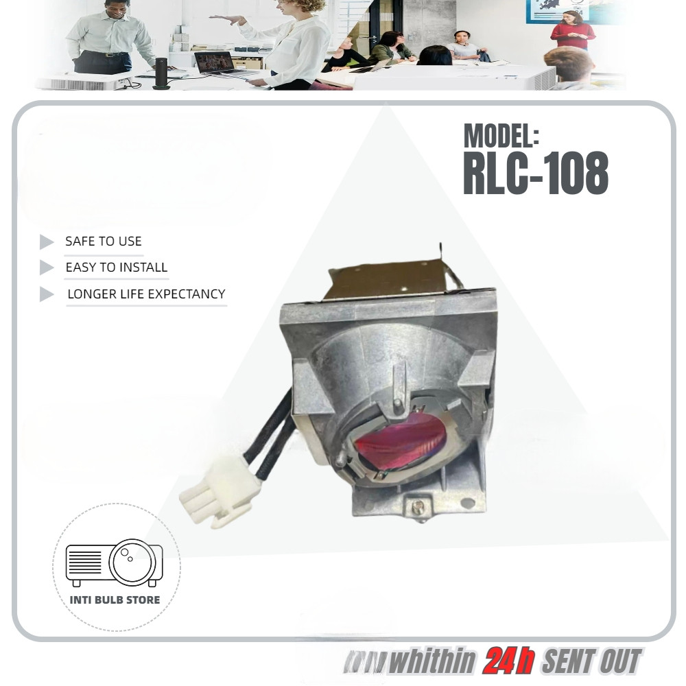 สําหรับ Viewsonic โปรเจคเตอร์หลอดไฟ RLC-108 Viewsonic PA500S PA502SE PA502XE PA503S PA503SP PA503X