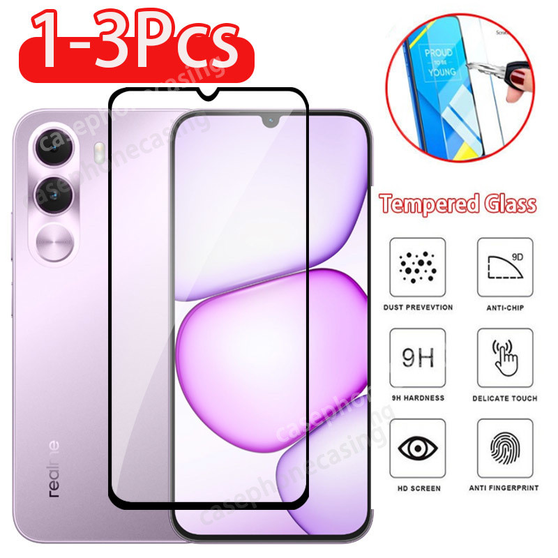 ป้องกันหน้าจอสําหรับRealme C100x C100i C100 4G 5G 2026 ด้านหน้าAnti Scratch 9Hความแข็งคลุมทั้งหมดกระจกนิรภัยใสHDฟิล์มป้องกันฟิล์ม