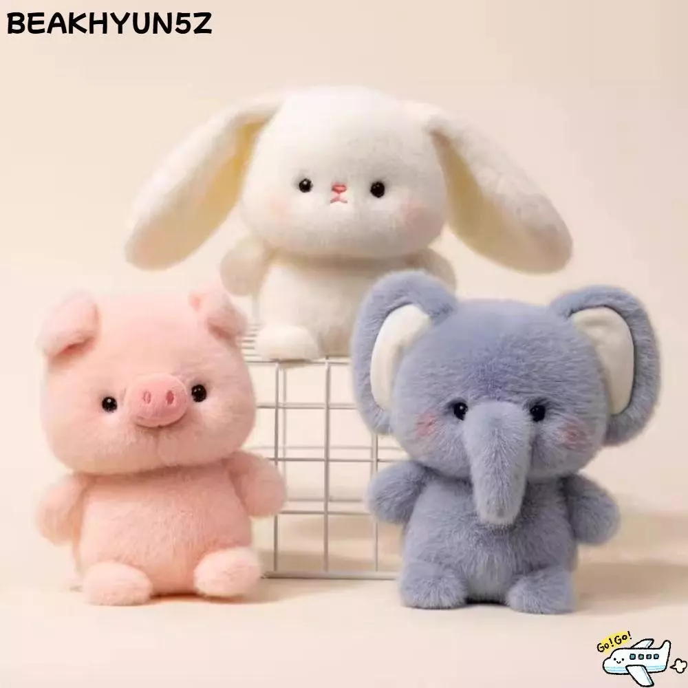 BEAKHYUN5Z Companion ตุ๊กตา, หมีตุ๊กตาหมอนสัตว์, ช้างน่ารัก Super Soft 16 ซม. สัตว์ของเล่นตุ๊กตา