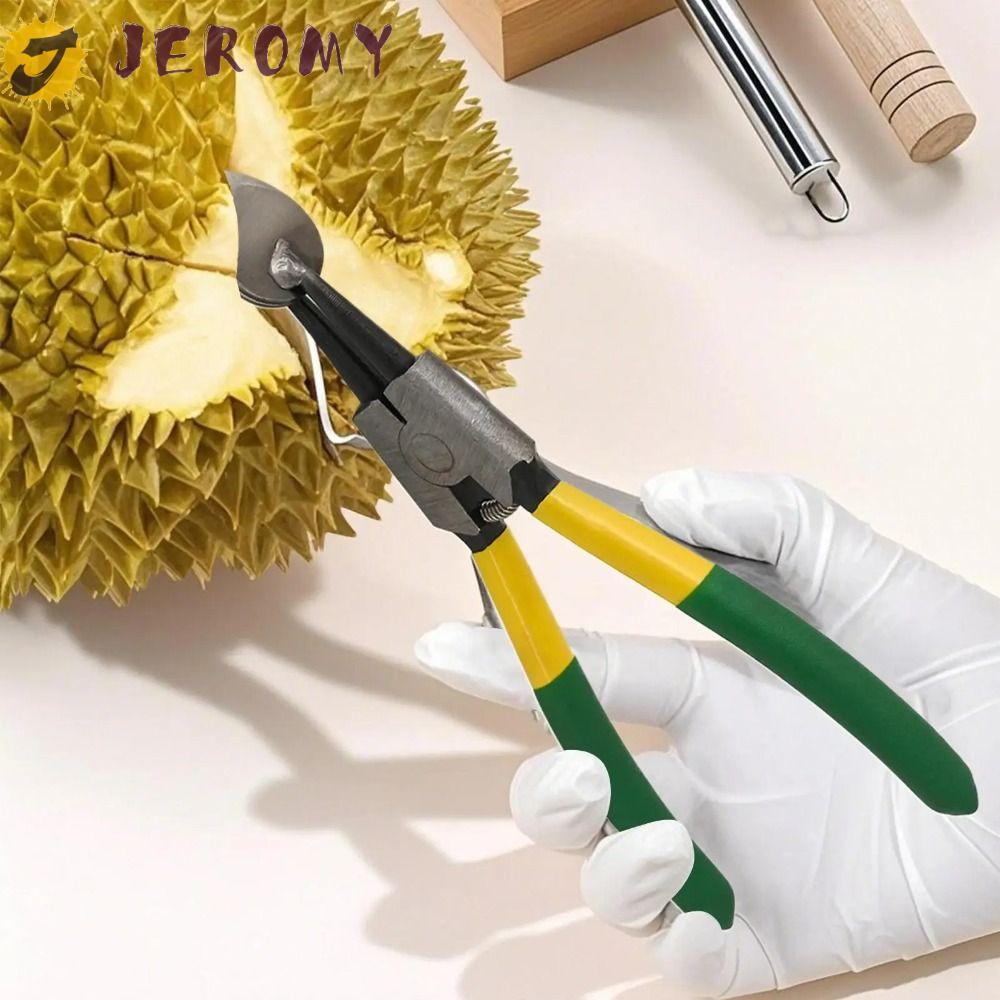 JEROMY Durony Peel Breaking Tool, เปิดได้อย่างง่ายดายเครื่องมือเปิดทุเรียน, อุปกรณ์ครัว Multiuse ทนทาน Ergonomic เครื่องมือเปิดผลไม้ Camping