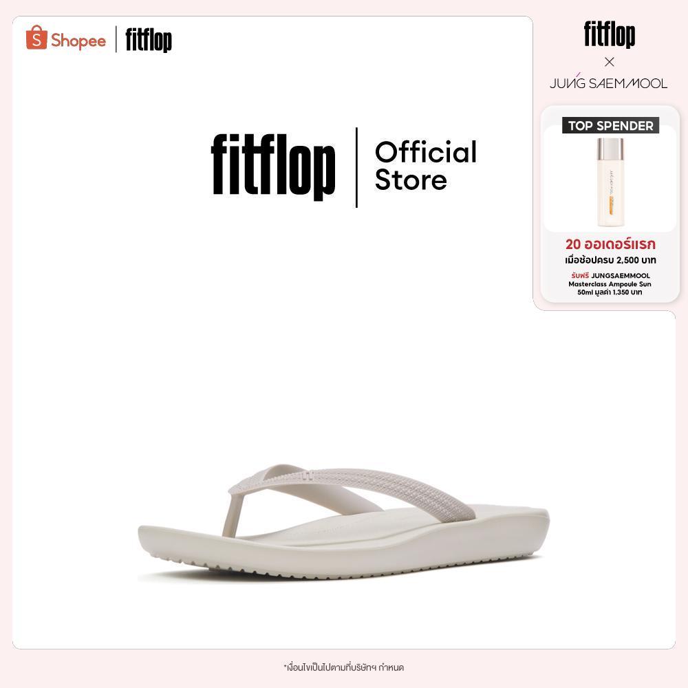 FITFLOP IQUSHION TEXTURED-STRAP FF รองเท้าแตะผู้ชาย รุ่น A6Q-D86 สี BEIGE
