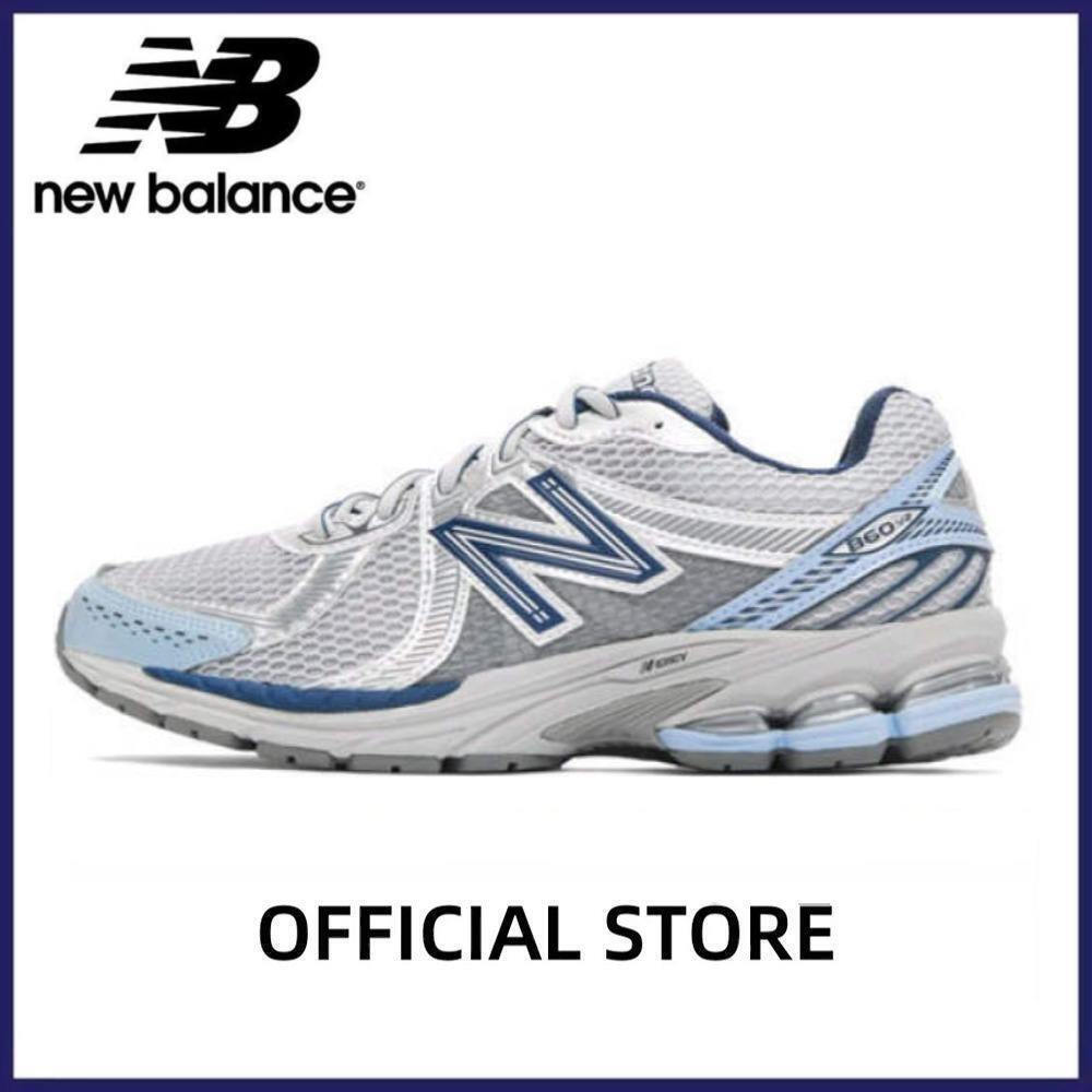 NB 860 V2 รองเท้าวิ่งสีน้ําเงินสําหรับบุรุษและสตรีกีฬารองเท้าวิ่ง