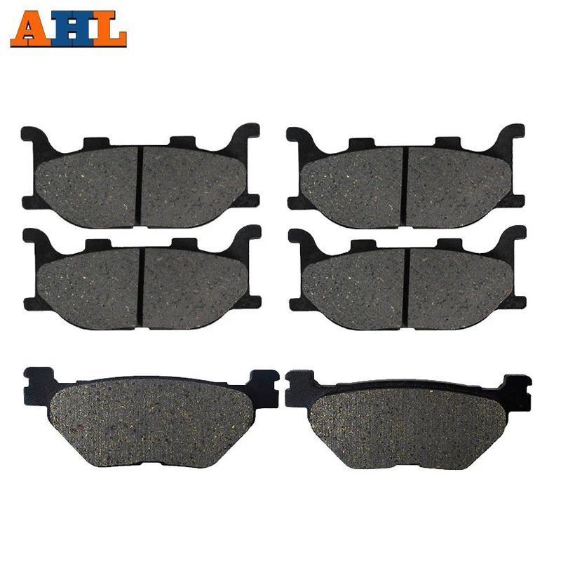 AHAHL Motorcycle Front and Rear Brake Pads for YAMAHA XP500 XP 500 T-Max Tmax 500 2004 -2007 YP400 Y