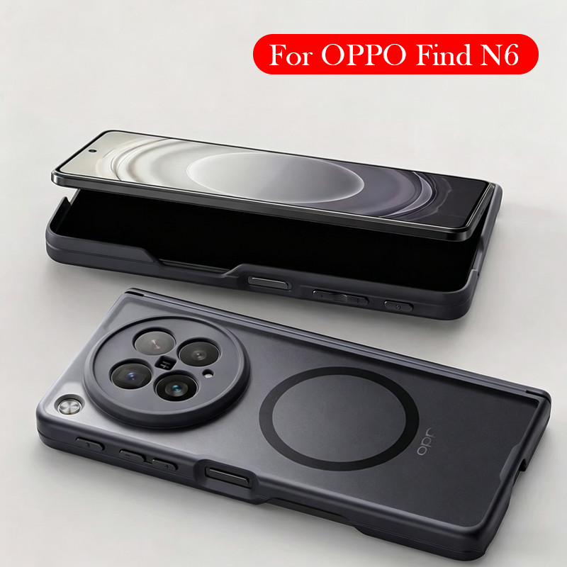 เคสพีซีแบบแข็งกันกระแทกสําหรับ OPPO Find N6 Find N5 Matte Magnetic Cover
