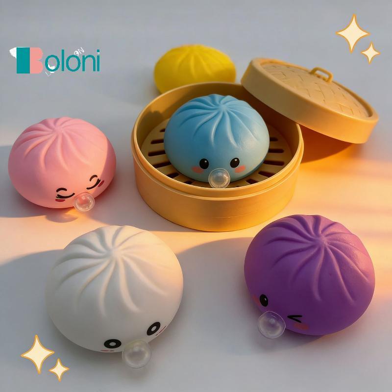 [Boloni] ของเล่นบีบฟองพร้อมหม้อนึ่ง 1 ชิ้นบรรเทาความเครียดสีสันสดใสสําหรับผู้ใหญ่ผ่อนคลายใหม่