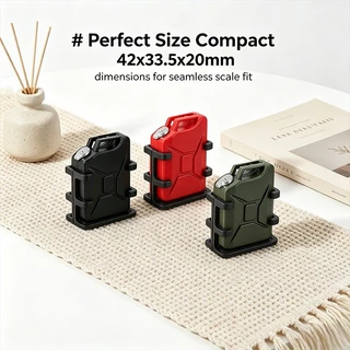 ร้านอยู่ที่ไทย อุปกรณ์ตกแต่งรถยนต์ สำหรับ1/10 RC TRX4 SCX10 จําลองการใช้ถังน้ำมัน ขนาดกะทัดรัด ทนทาน