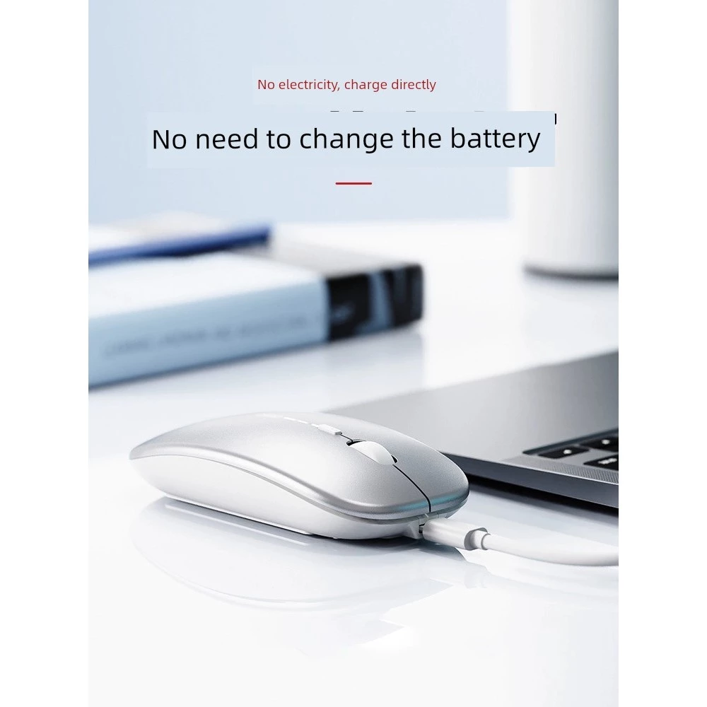 เมาส์ไร้สาย บลูทูธ ชาร์จไฟได้ สำหรับ Huawei Dell thumbnail 4